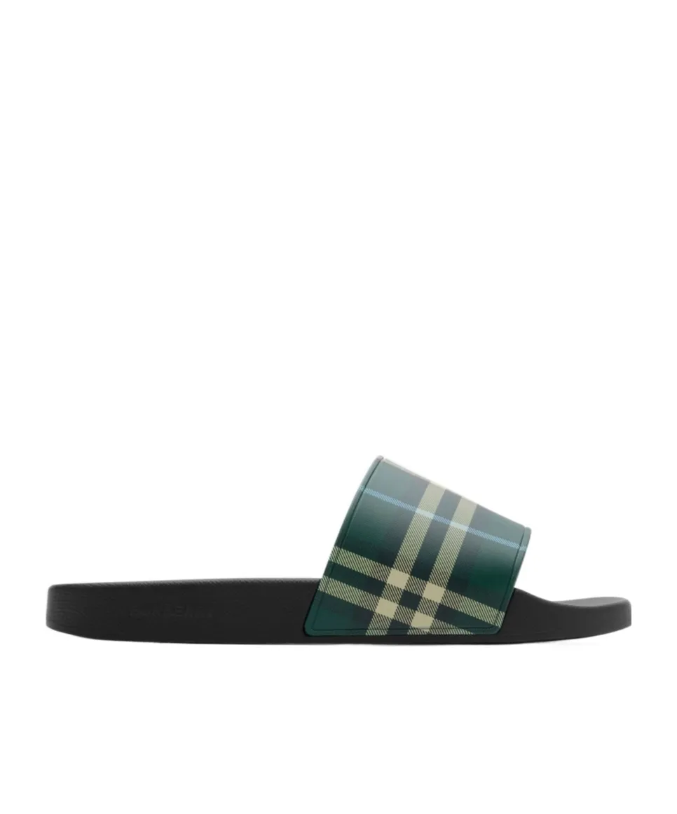 Burberry Checkered Flip-Flops