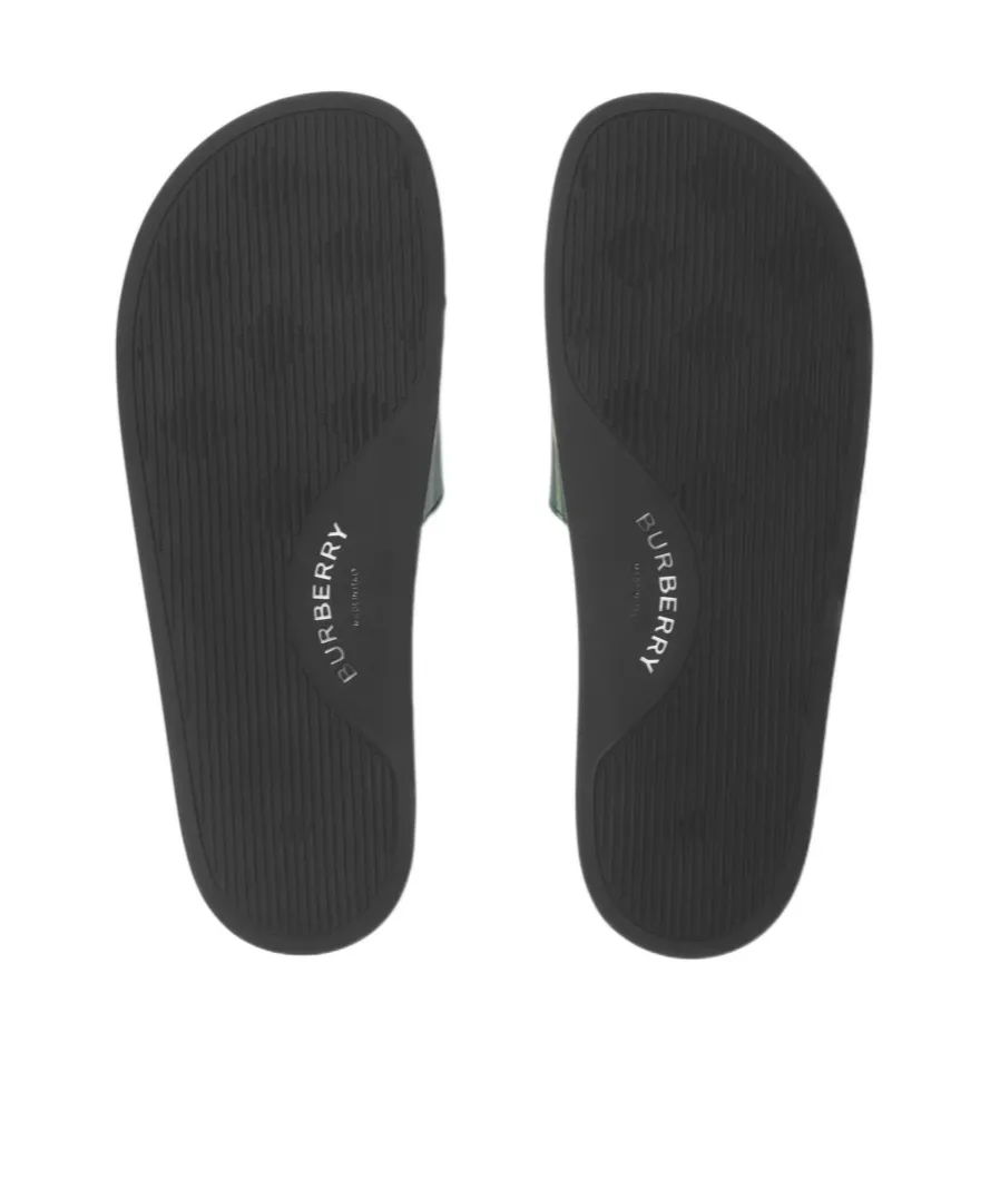 Burberry Checkered Flip-Flops
