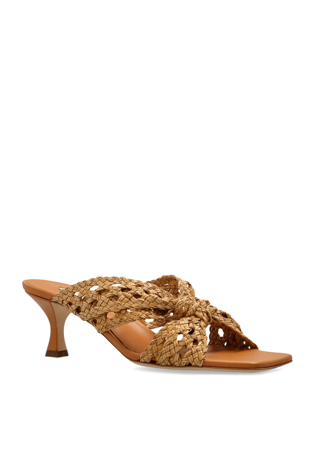 Casadei Square-Toe Interwoven Sandals