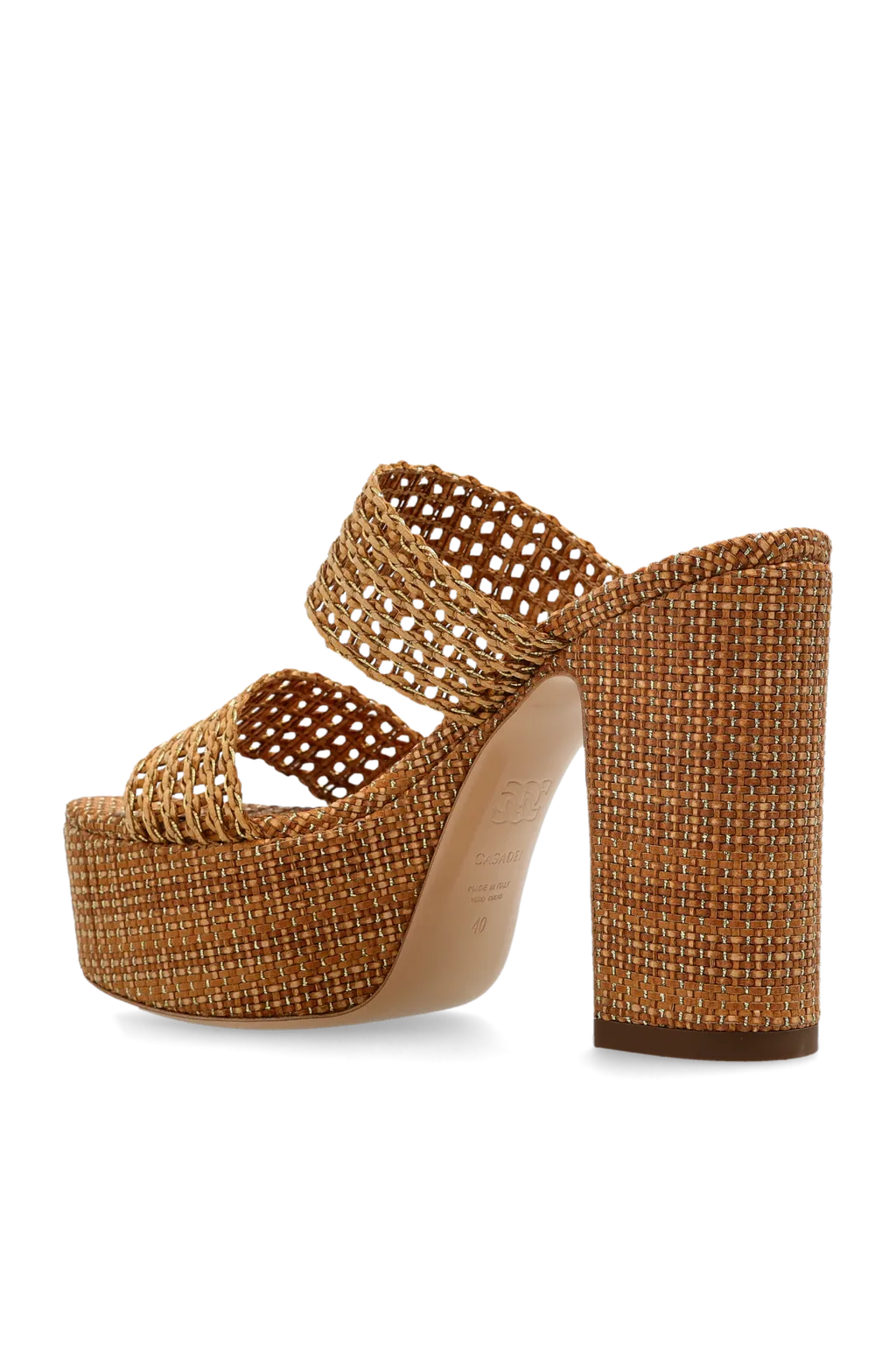 Casadei Goldeneye Isa Platform Sandals