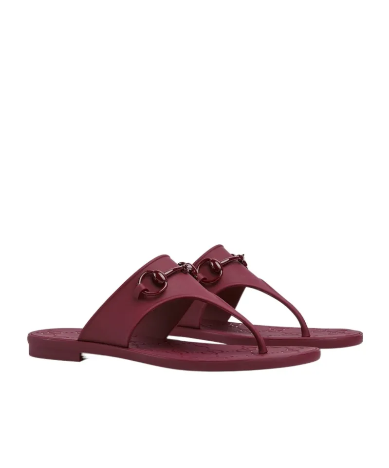 Gucci Horsebit Thong Sandals
