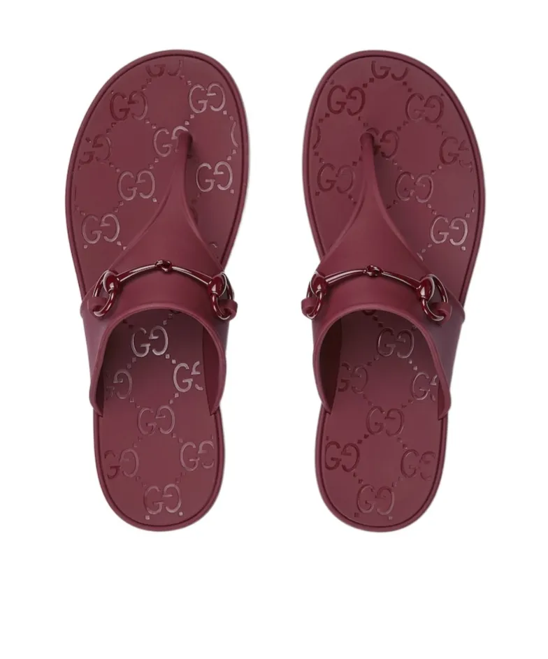 Gucci Horsebit Thong Sandals