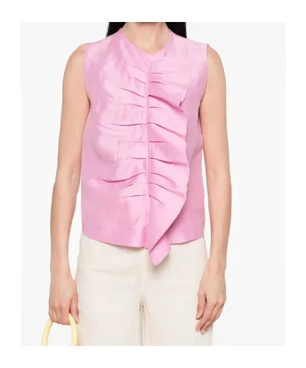 Pleated Vest