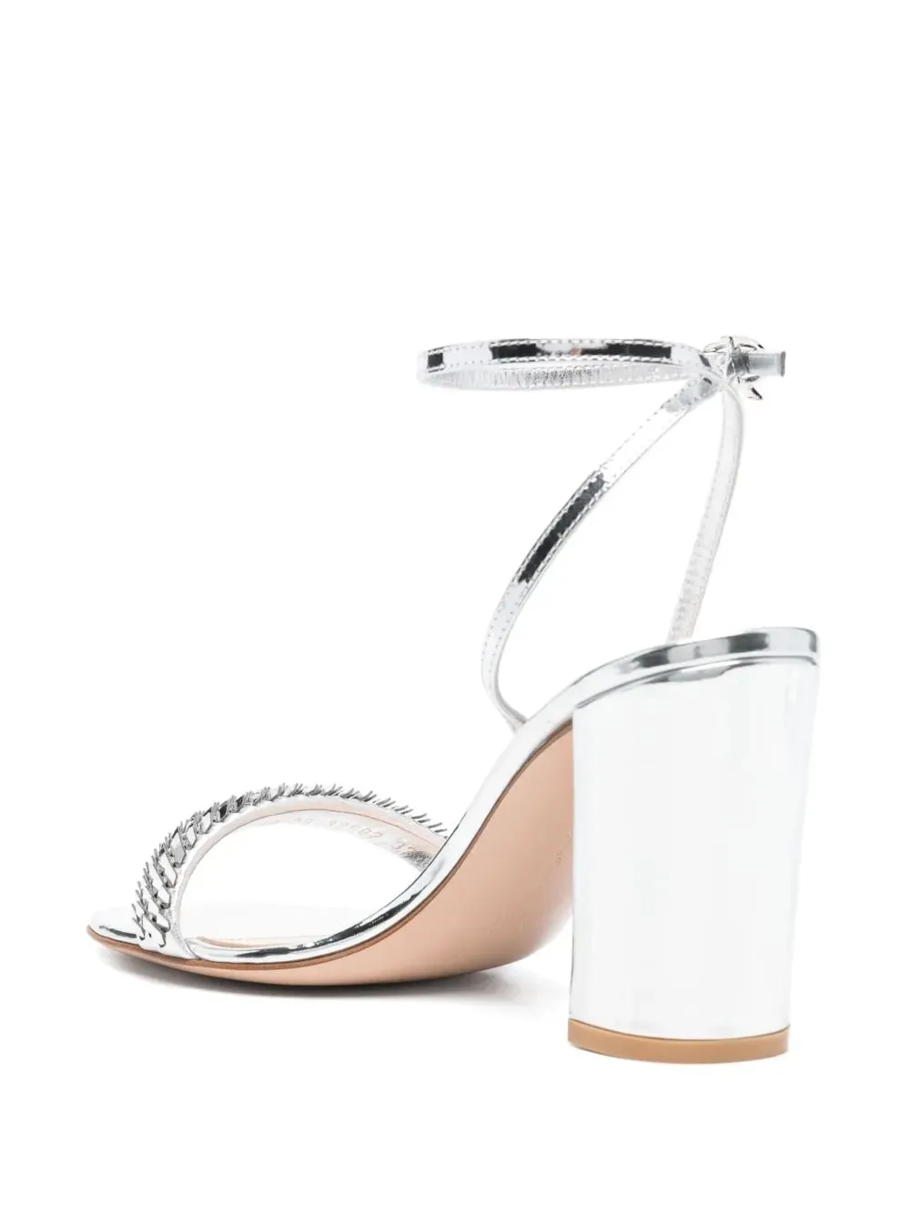 80Mm Leather Sandals