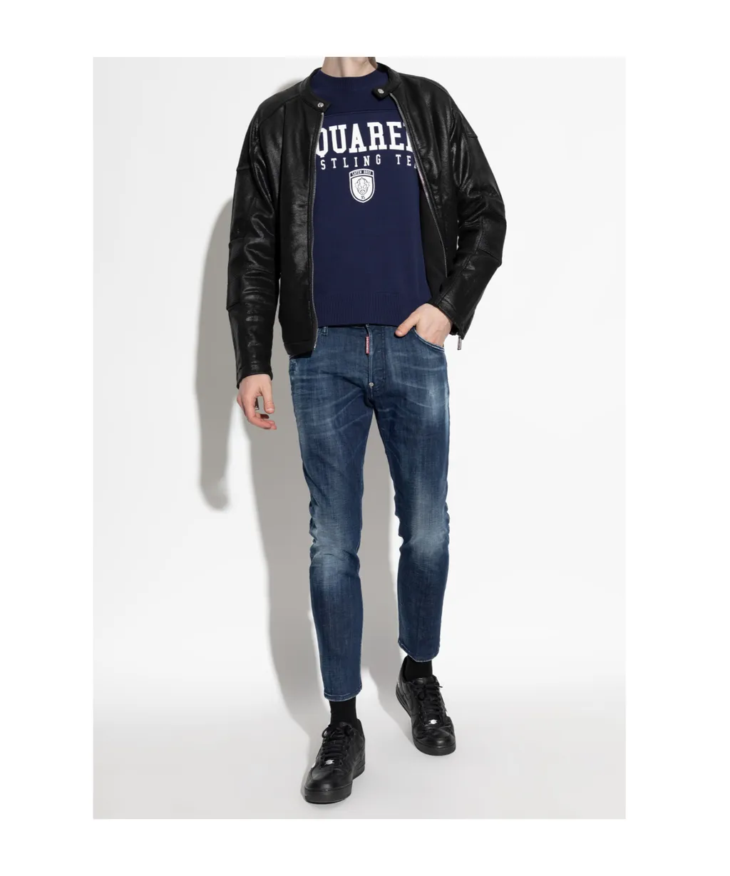 Dsquared2 Logo-Print Crewneck Sweatshirt