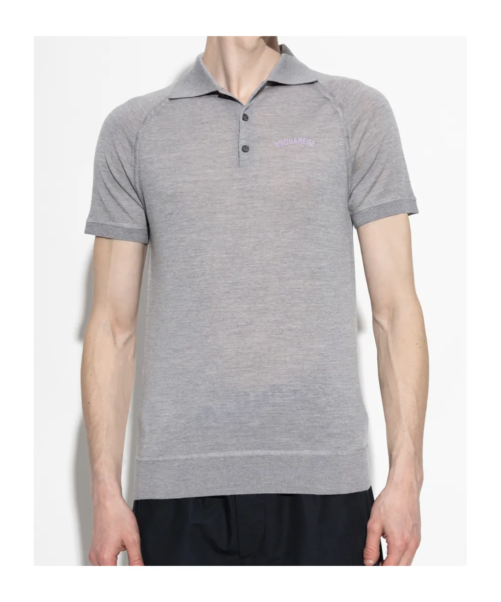 Dsquared2 Knitted Polo Shirt