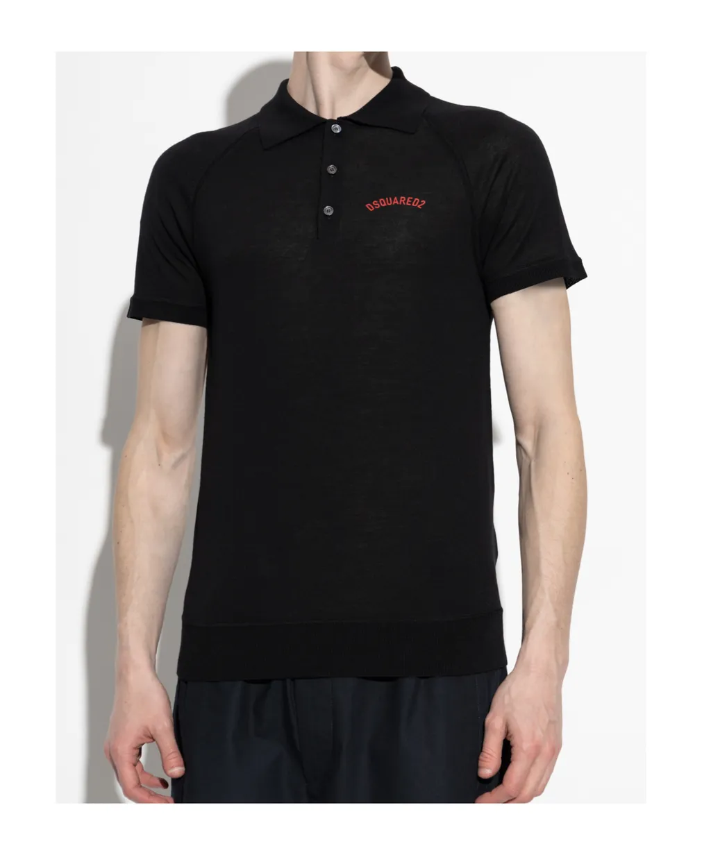 Dsquared2 Knitted Polo Shirt