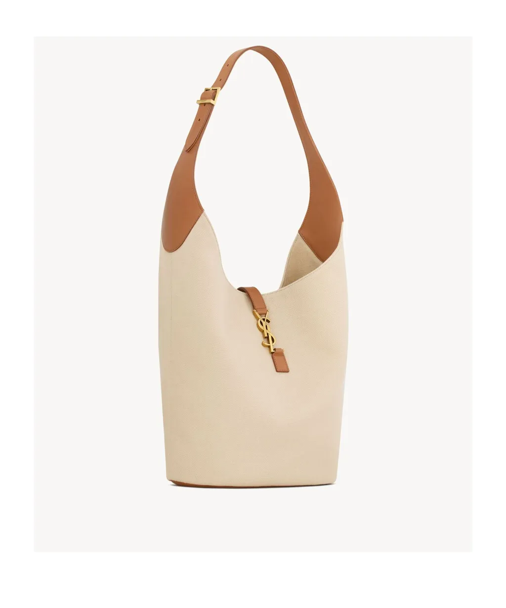 Saint Laurent Le 5 à Logo Plaque Shoulder Bag