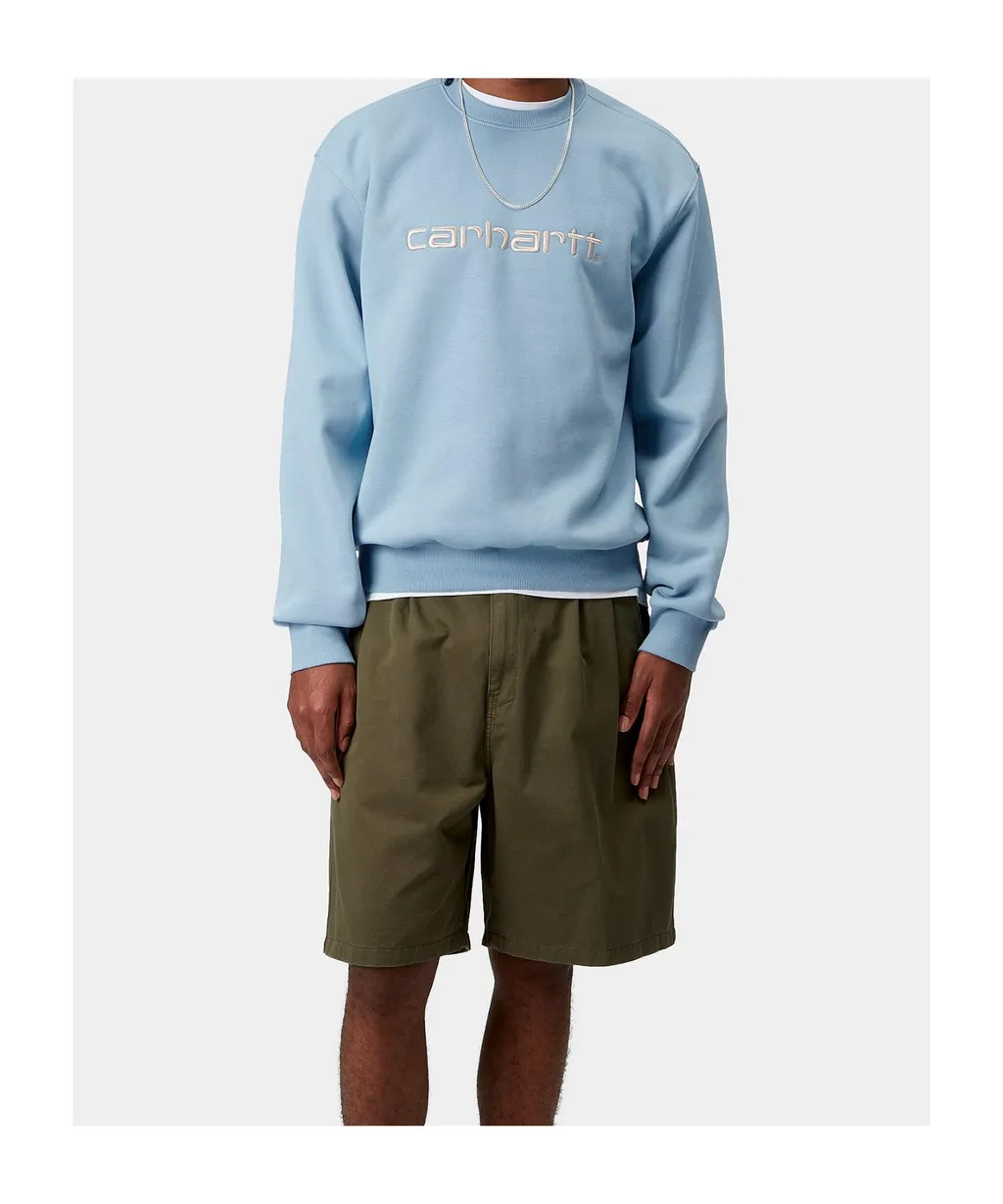 Carhartt Wip Logo Embroidered Crewneck Sweatshirt