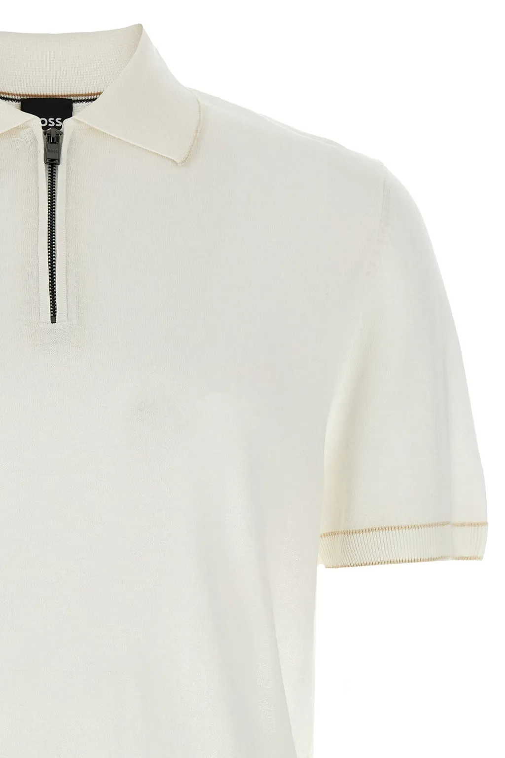 Boss Hugo Boss Zip Placket Knitted Jumper