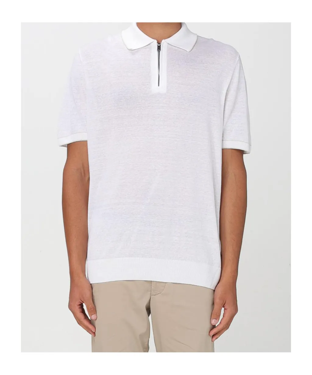 Boss Hugo Boss Zip Placket Knitted Jumper