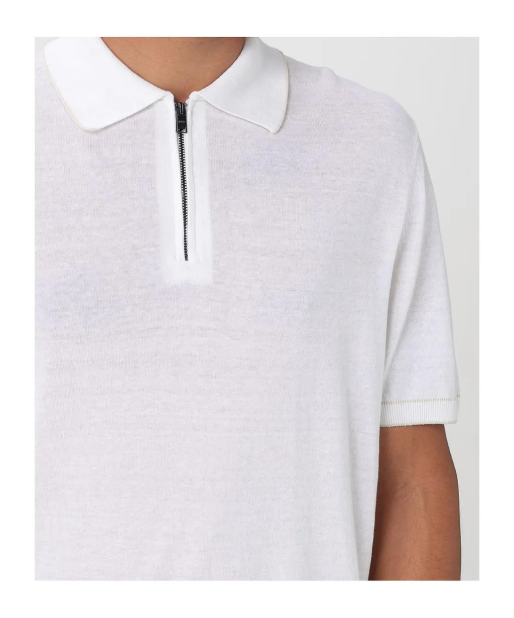 Boss Hugo Boss Zip Placket Knitted Jumper