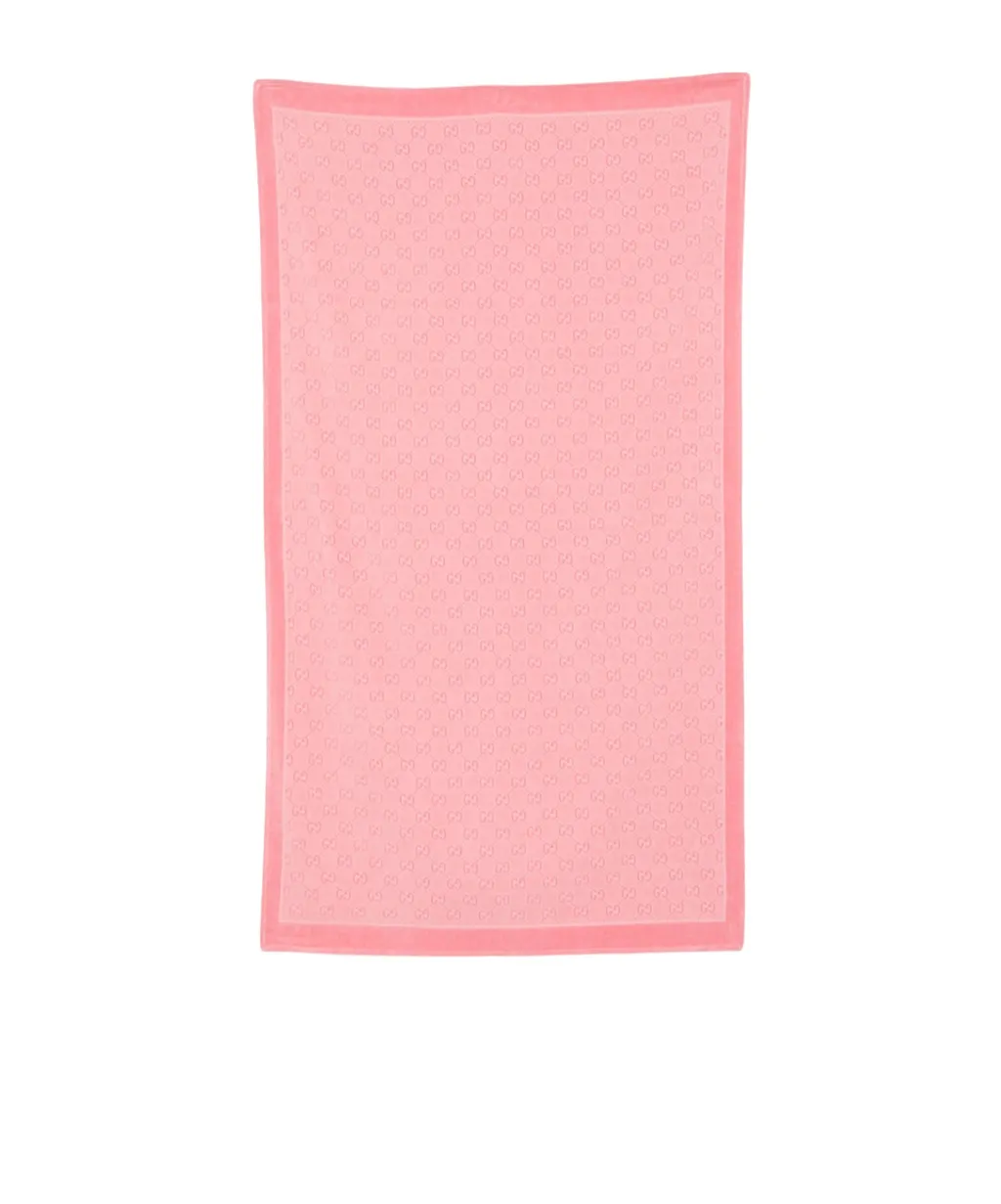 Gucci Gg Terrycloth Jacquard Beach Towel