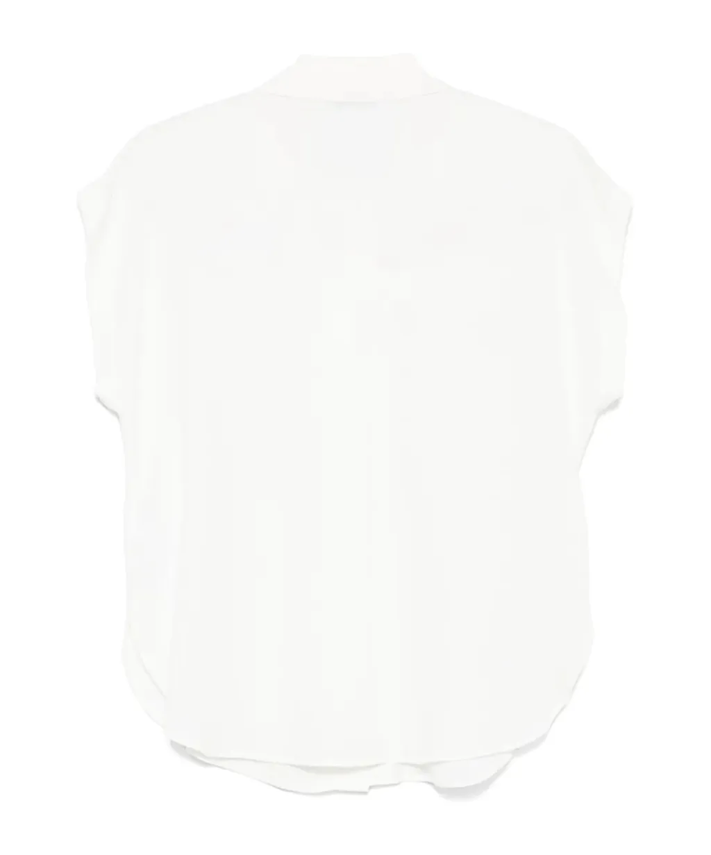 Single-Breasted Short-Sleeve Shirt