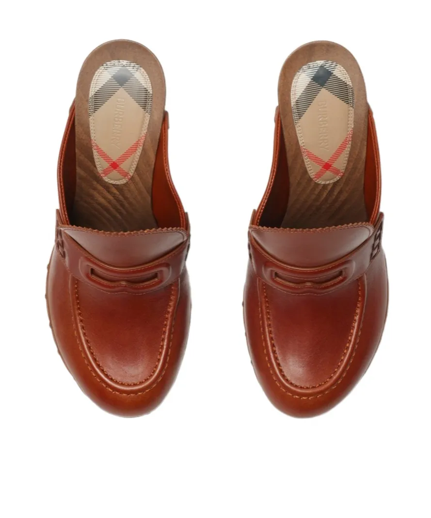 Burberry Potter Stud Embellished Heeled Mules