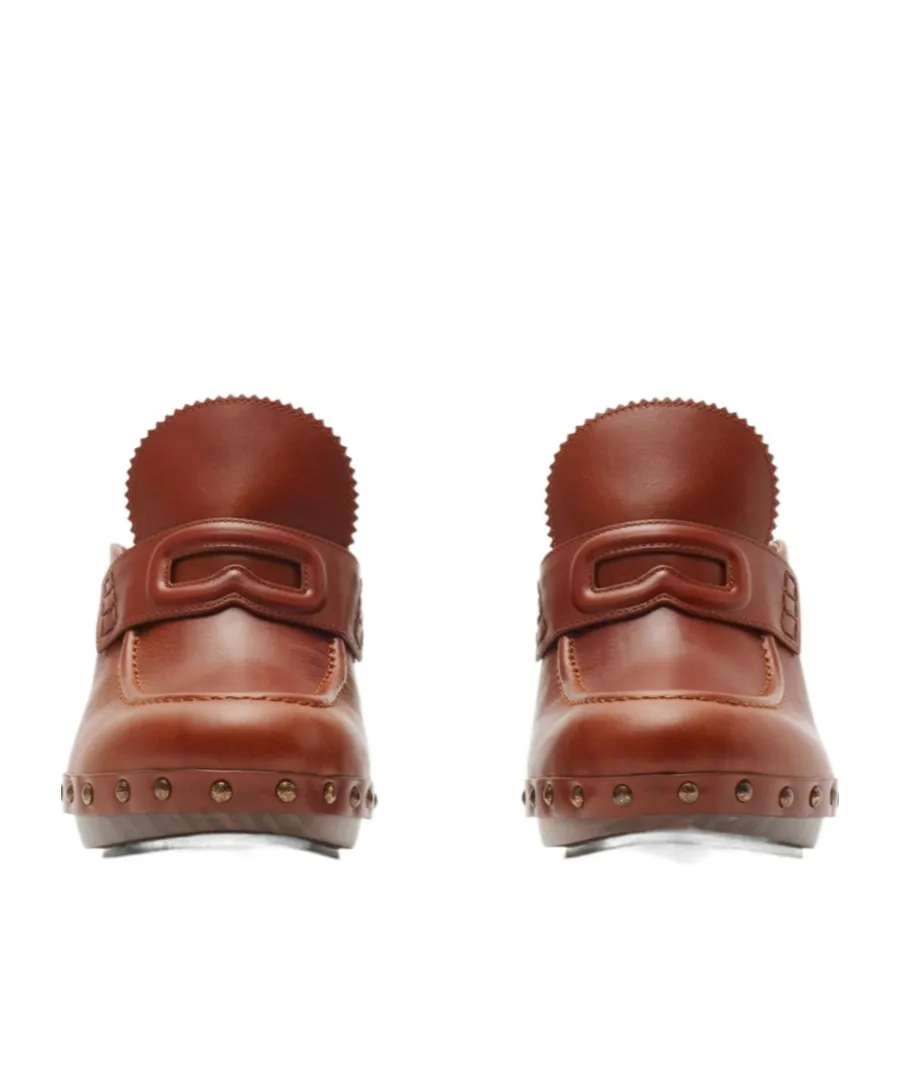 Burberry Potter Stud Embellished Heeled Mules