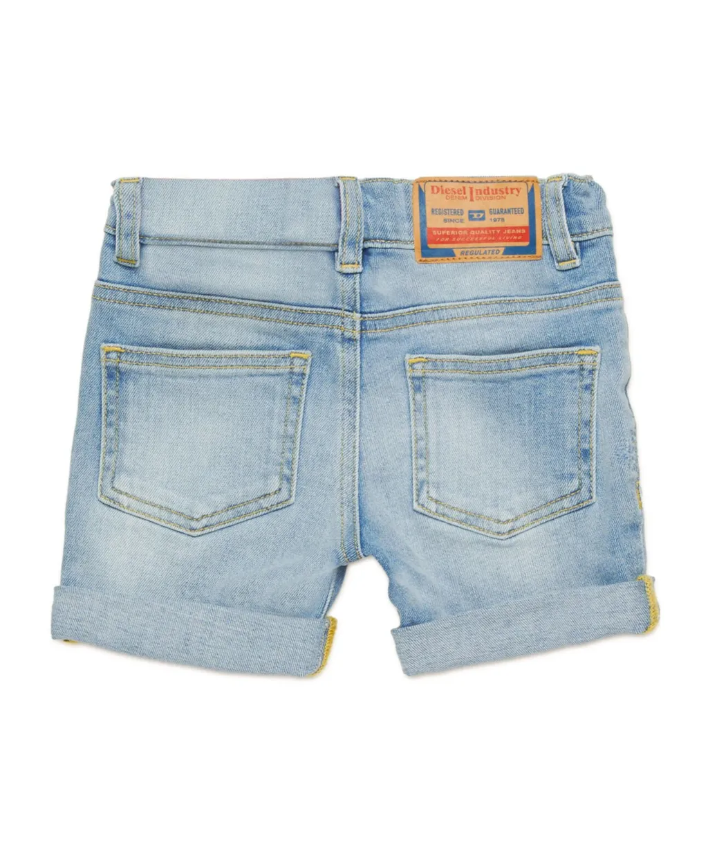Diesel Kids Pgallyb Denim Shorts