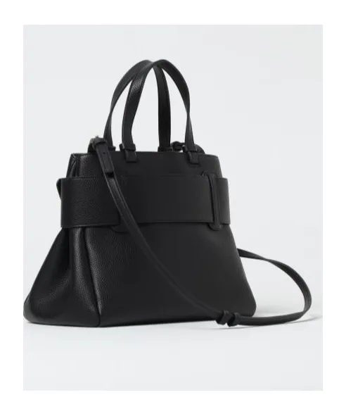 Textured Leather Tote Bag