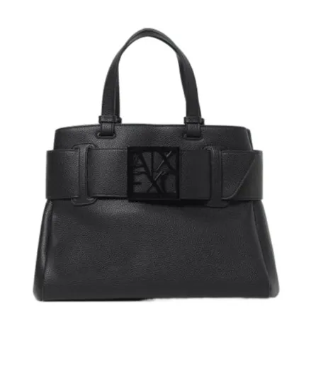 Textured Leather Tote Bag
