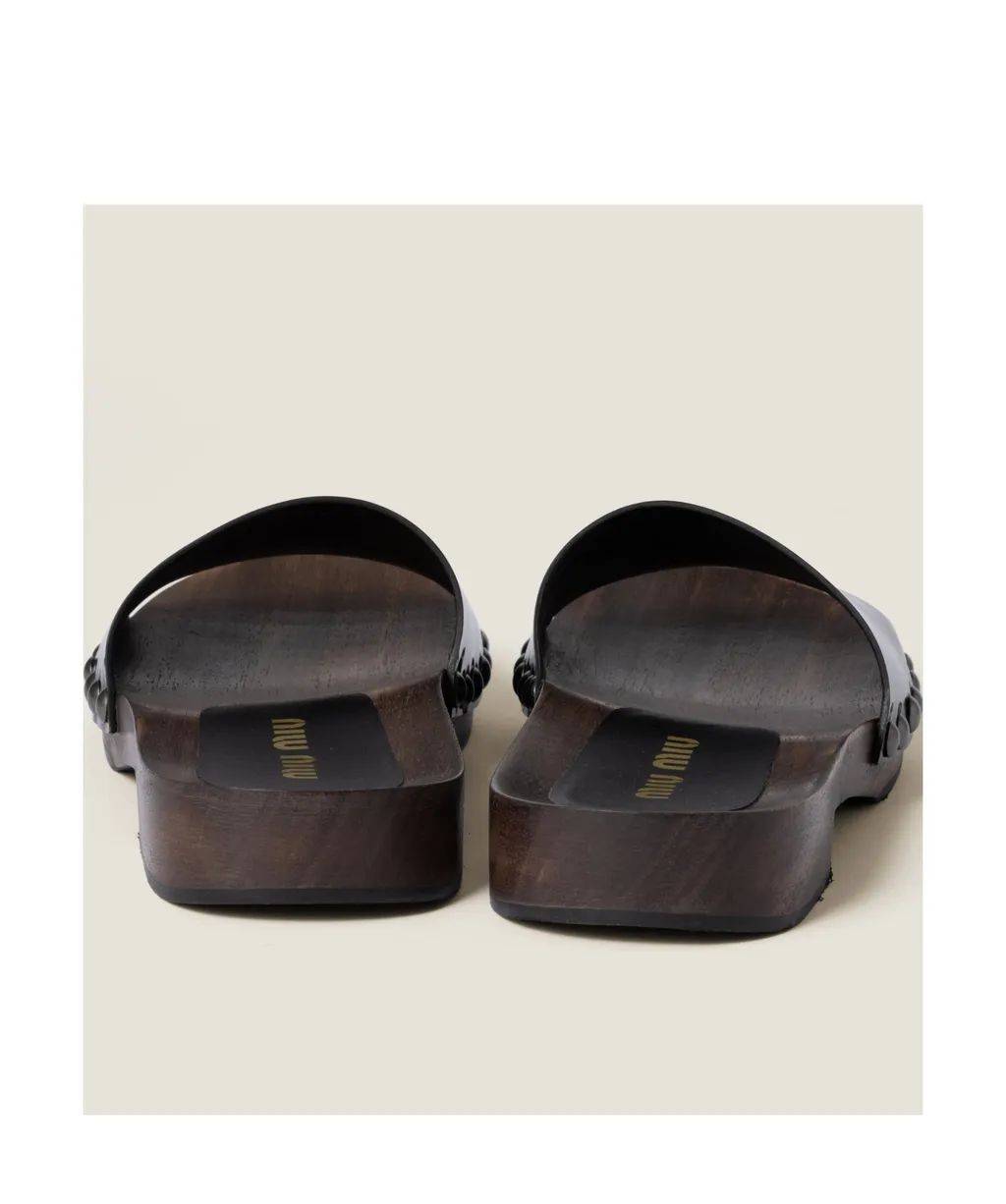 Patent Leather Clogs