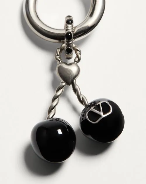 Hoop Black-Cherry Earrings