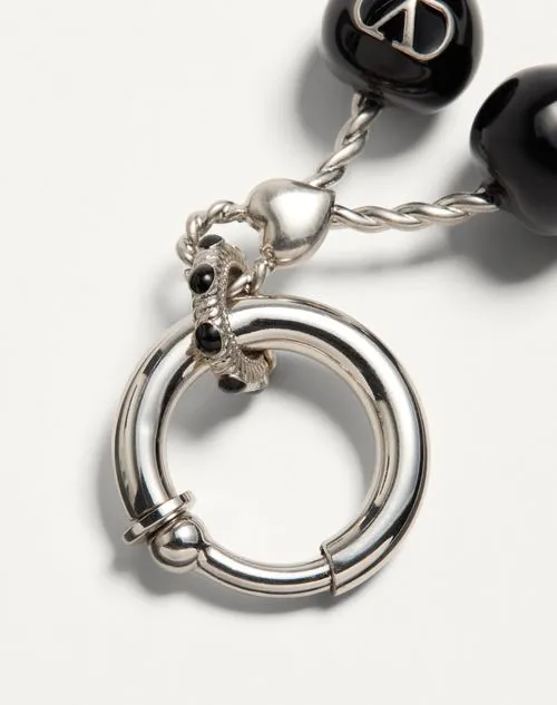 Hoop Black-Cherry Earrings