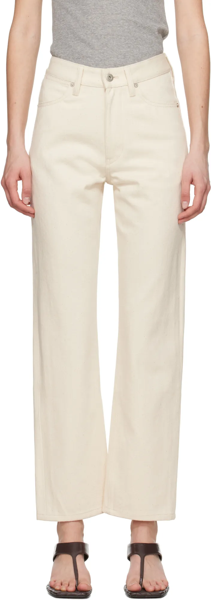 Jil Sander Japanese High Waist Denim Jeans