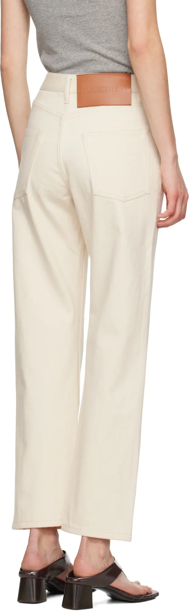 Jil Sander Japanese High Waist Denim Jeans