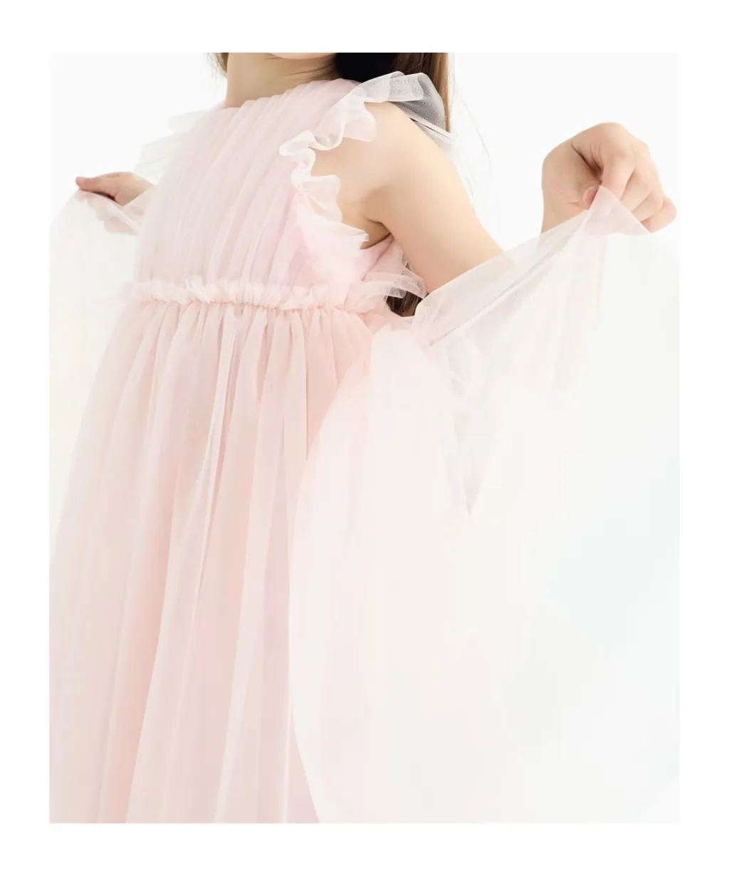 Pleated Tulle Dress
