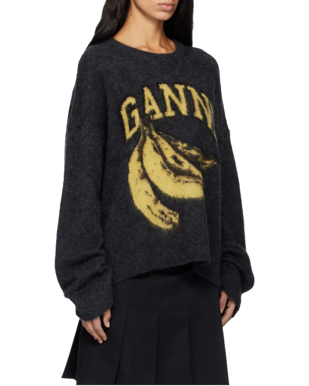 Ganni Banana Graphic Jumper