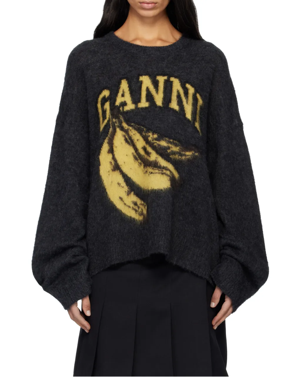 Ganni Banana Graphic Jumper