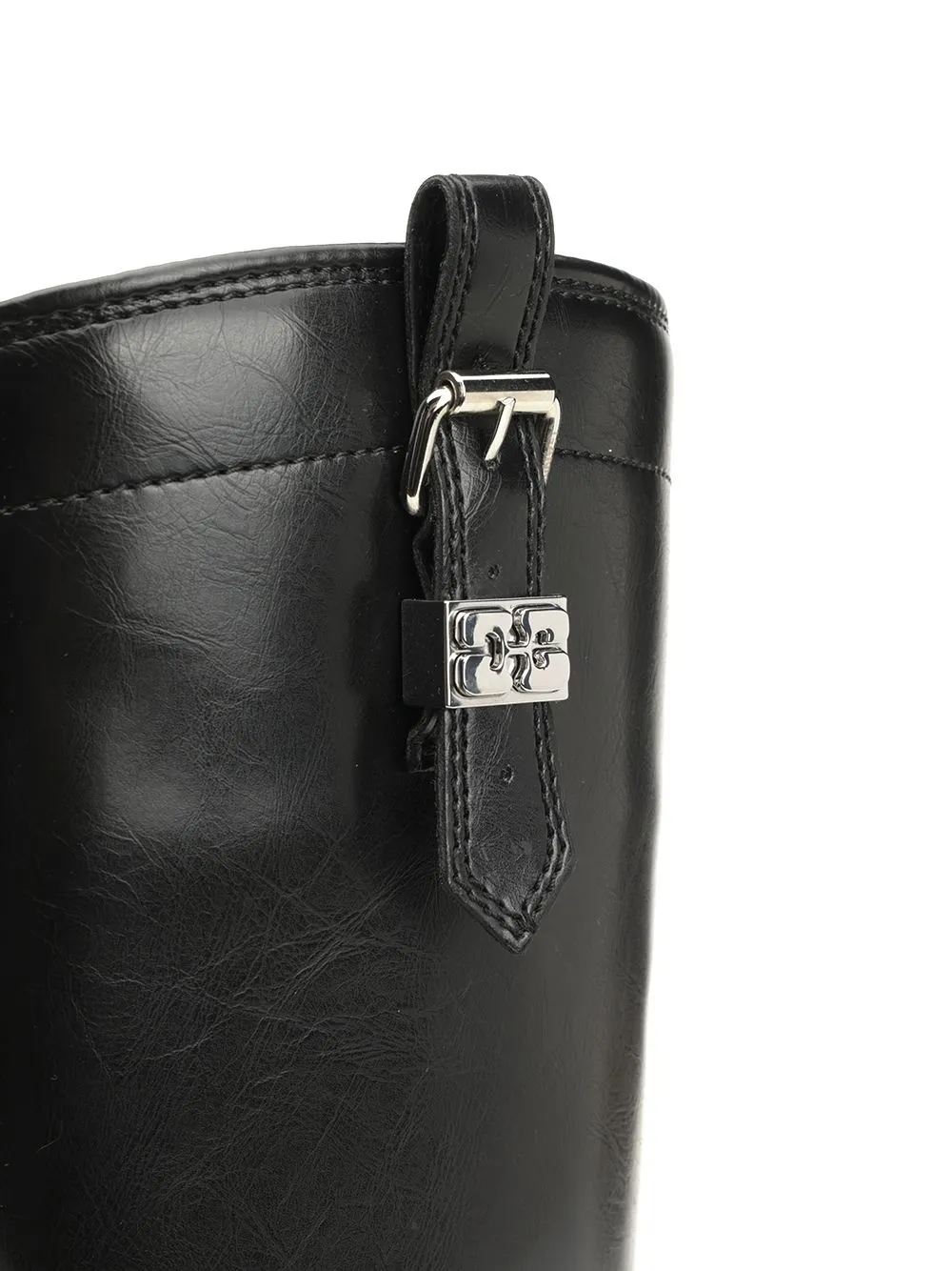 High Boots In Black Oleatex