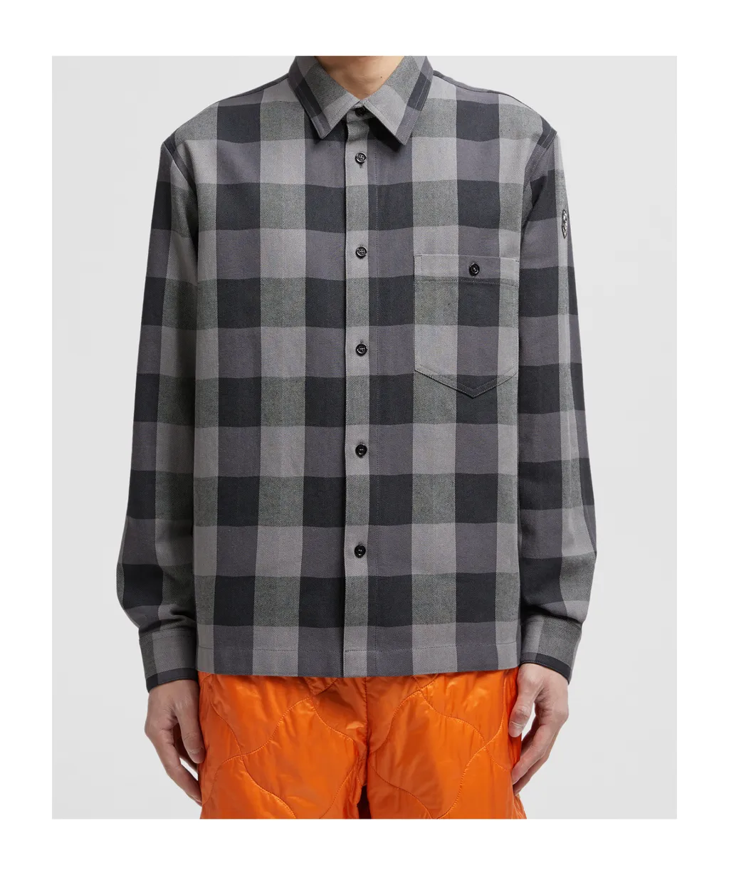 Moncler X Mercedes-Benz By Nigo Plaid Cotton Shirt