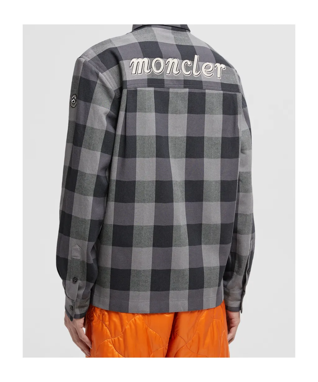 Moncler X Mercedes-Benz By Nigo Plaid Cotton Shirt
