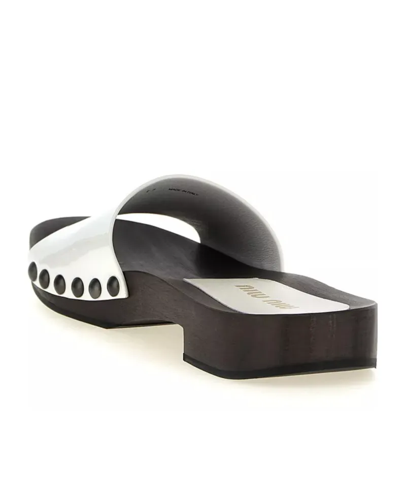 Patent Leather Clogs
