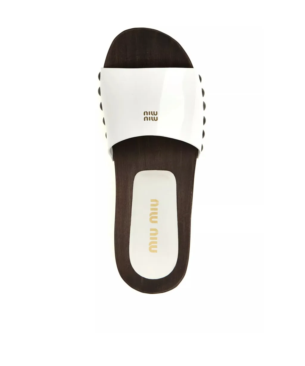 Patent Leather Clogs