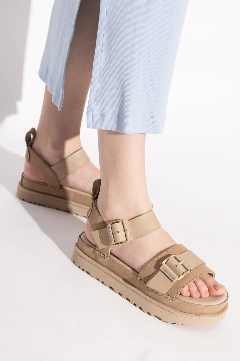 Goldenstar Buckle-Strap Sandals