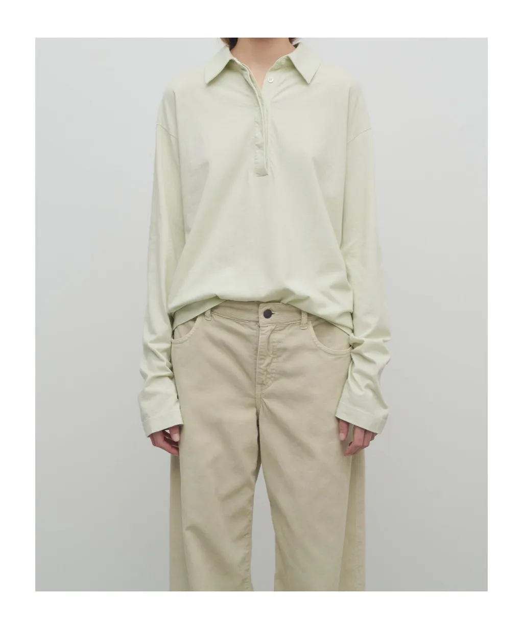 Long-Sleeved Polo Shirt