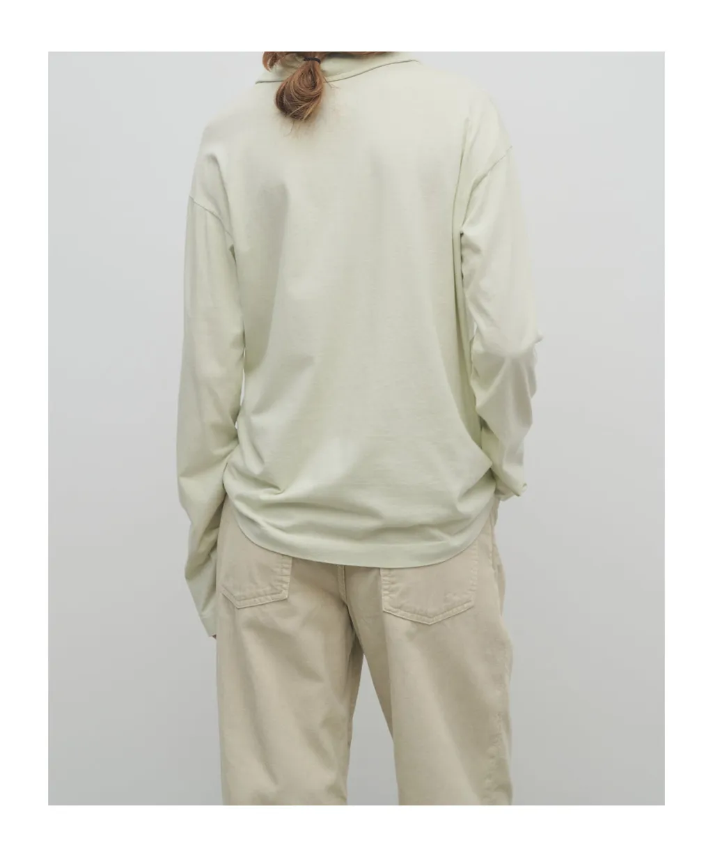Long-Sleeved Polo Shirt