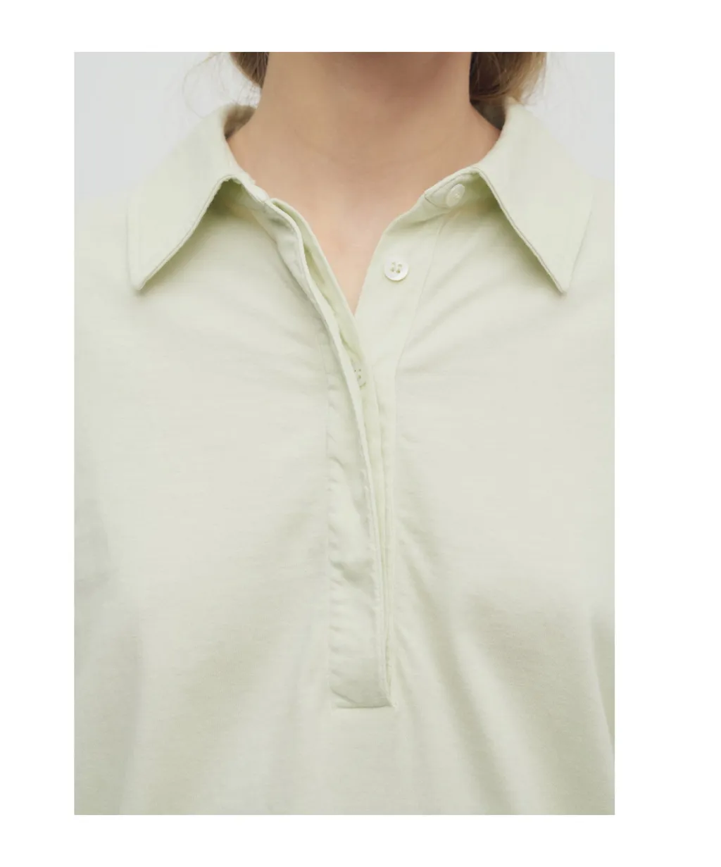 Long-Sleeved Polo Shirt