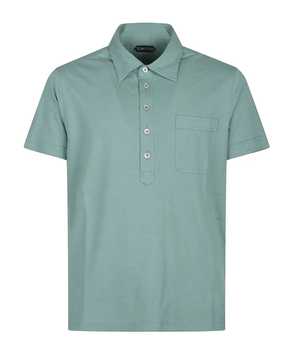 Tom Ford Piquet Polo Shirt