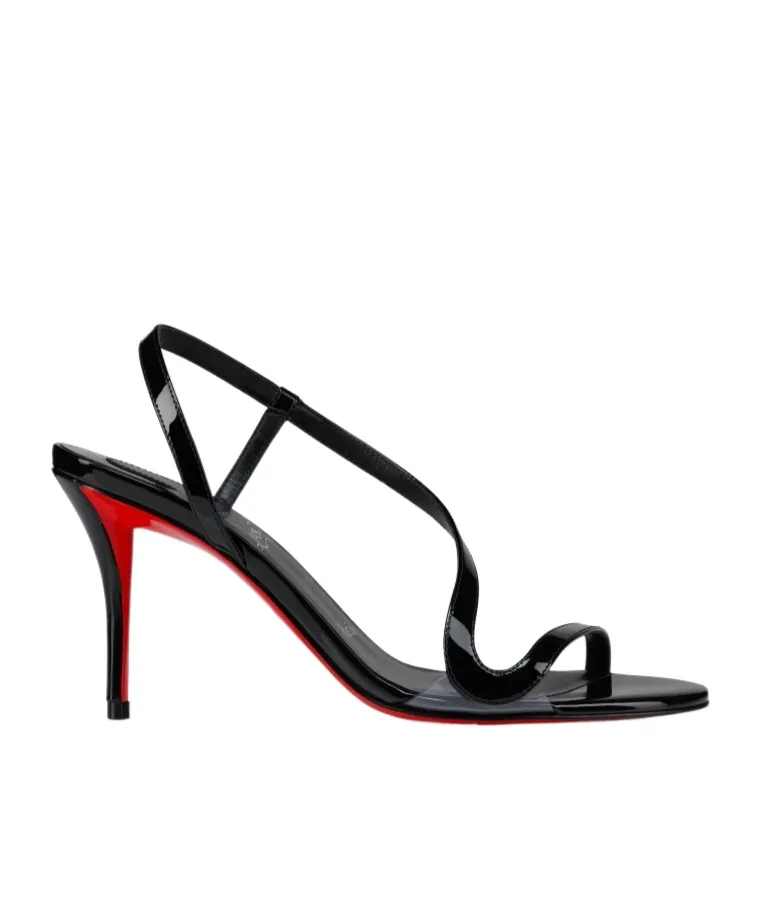 80Mm Rosa Z Slingback Leather Sandals