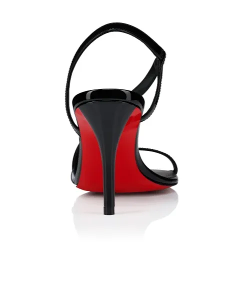80Mm Rosa Z Slingback Leather Sandals
