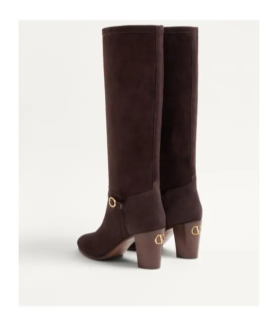 Valentino Vlogo Signature Pointed Toe Boots