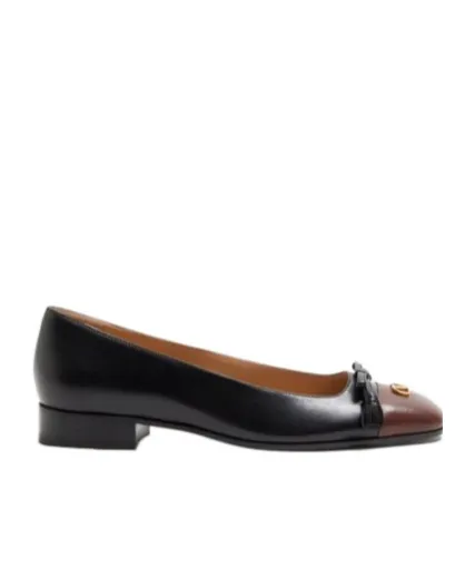 Valentino Vlogo Signature Tassel Embellished Slip-On Ballet Flats