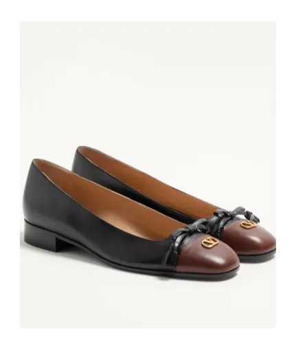 Valentino Vlogo Signature Tassel Embellished Slip-On Ballet Flats