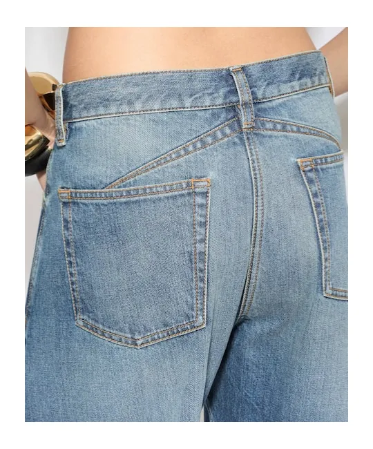 Alaa Low Waist Round Jeans