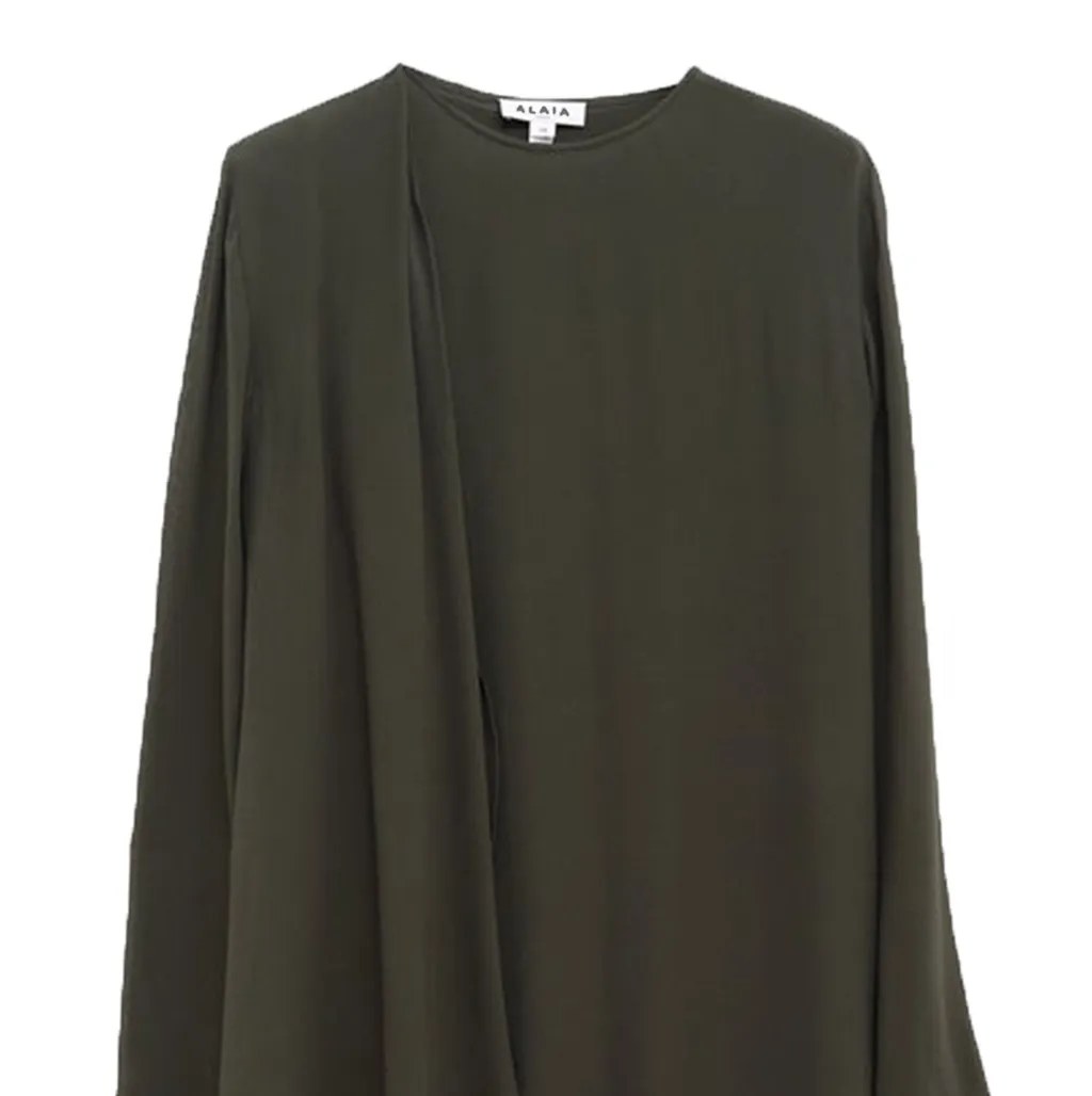 AlaÏA Wrapped Asymmetric Dress