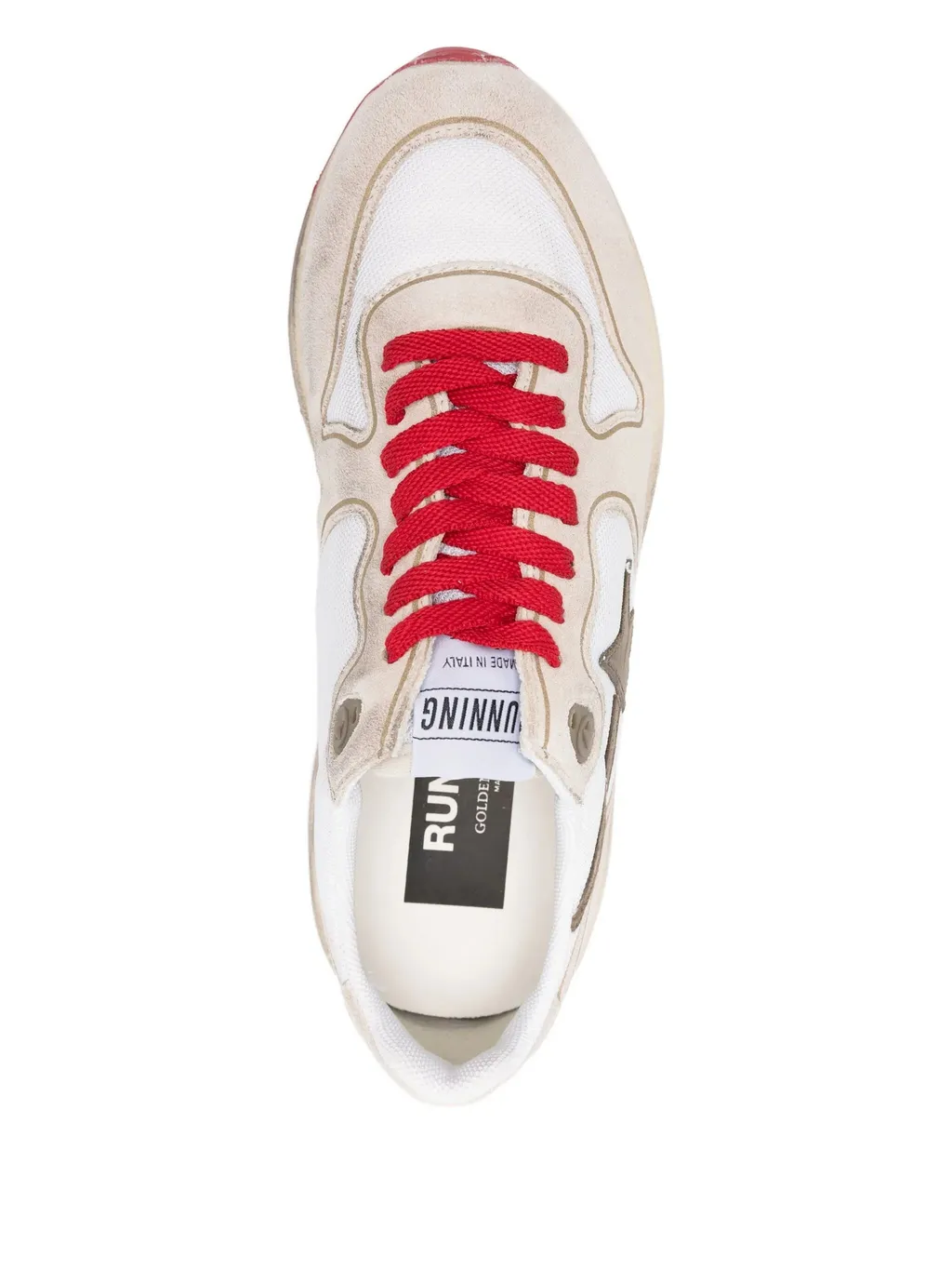 Star-Detail Lace-Up Sneakers