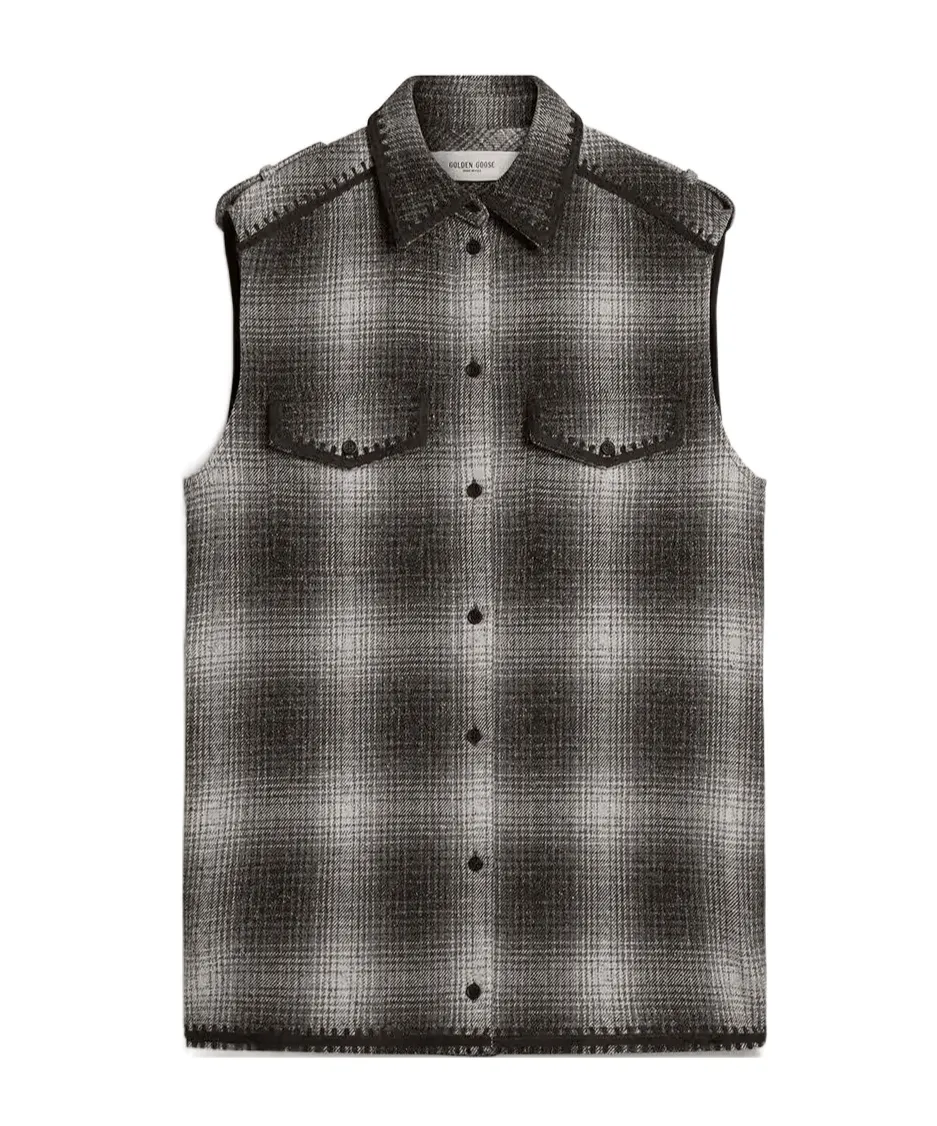 Golden Goose Deluxe Brand Checked Shirt Dress